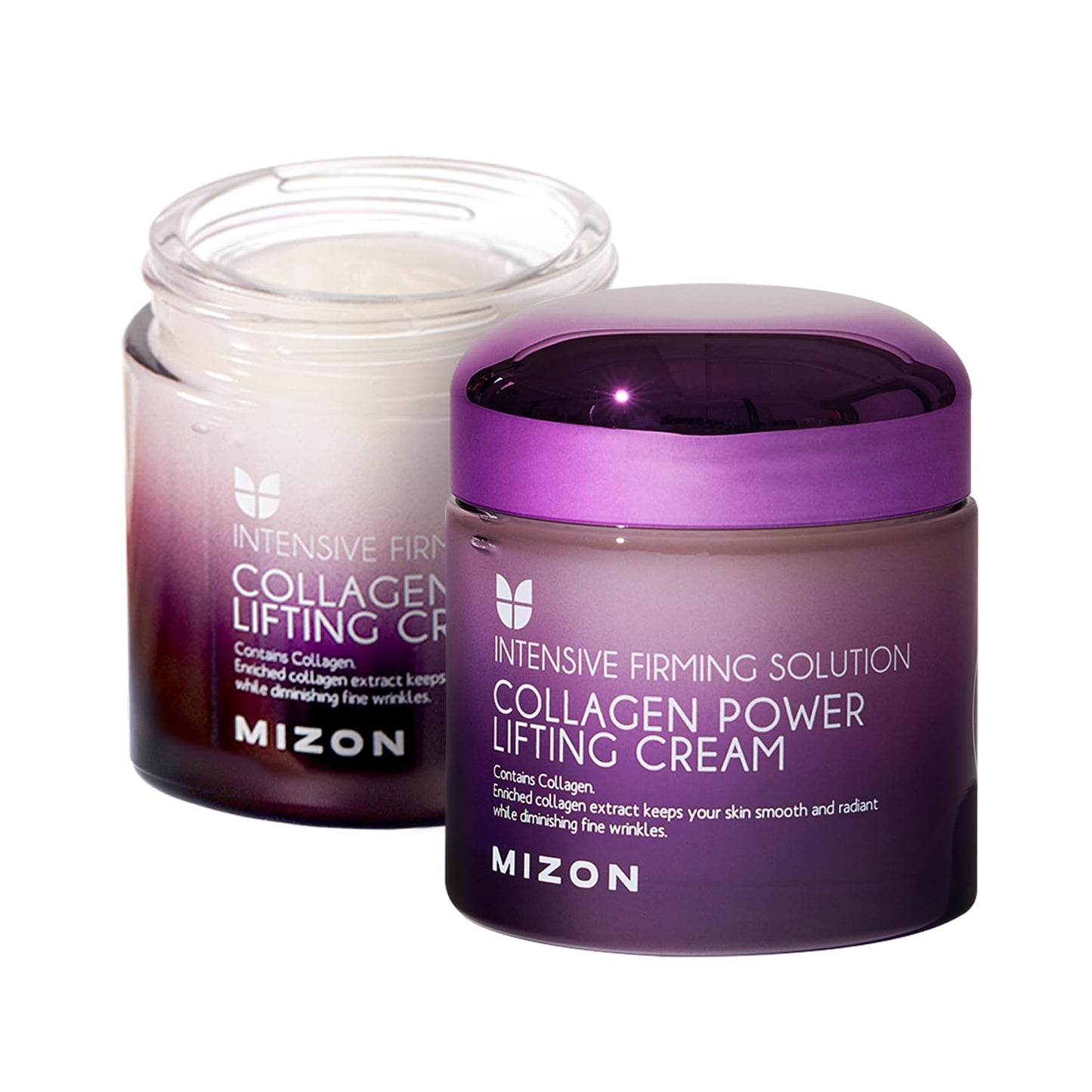 Mizon Collagen Power Lifting Cream, Face Moisturizer, Day And Night Cream, Facial Cream To Smooth Wrinkles, Non-Greasy And Non-S