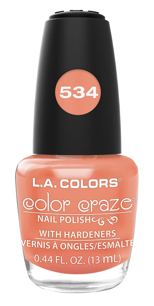 L.A. Colors Color Craze Nail Polish, Hottie, 0.44 Fl. Oz., (Cnp534)