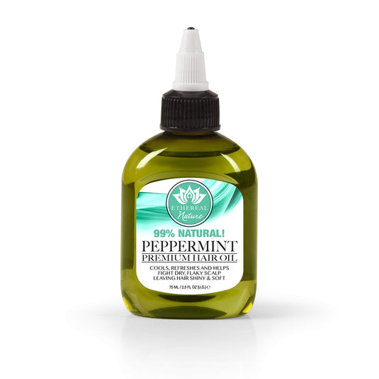 Ethereal Nature 99% Natural Hair Oil Blend With Peppemint, 75 Ml