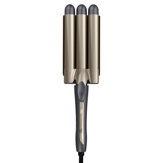 INFINITIPRO by CONAIR 3 Barrel Curling Iron, Hair Waver, Create Beachy Waves, Long-Lasting Waves for use on Medium to Long Hair
