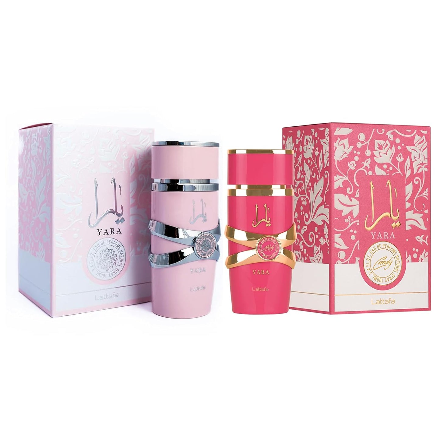 Lattafa Yara Perfume Set | 3.4 Fl Oz | Elegant Fragrance for Women