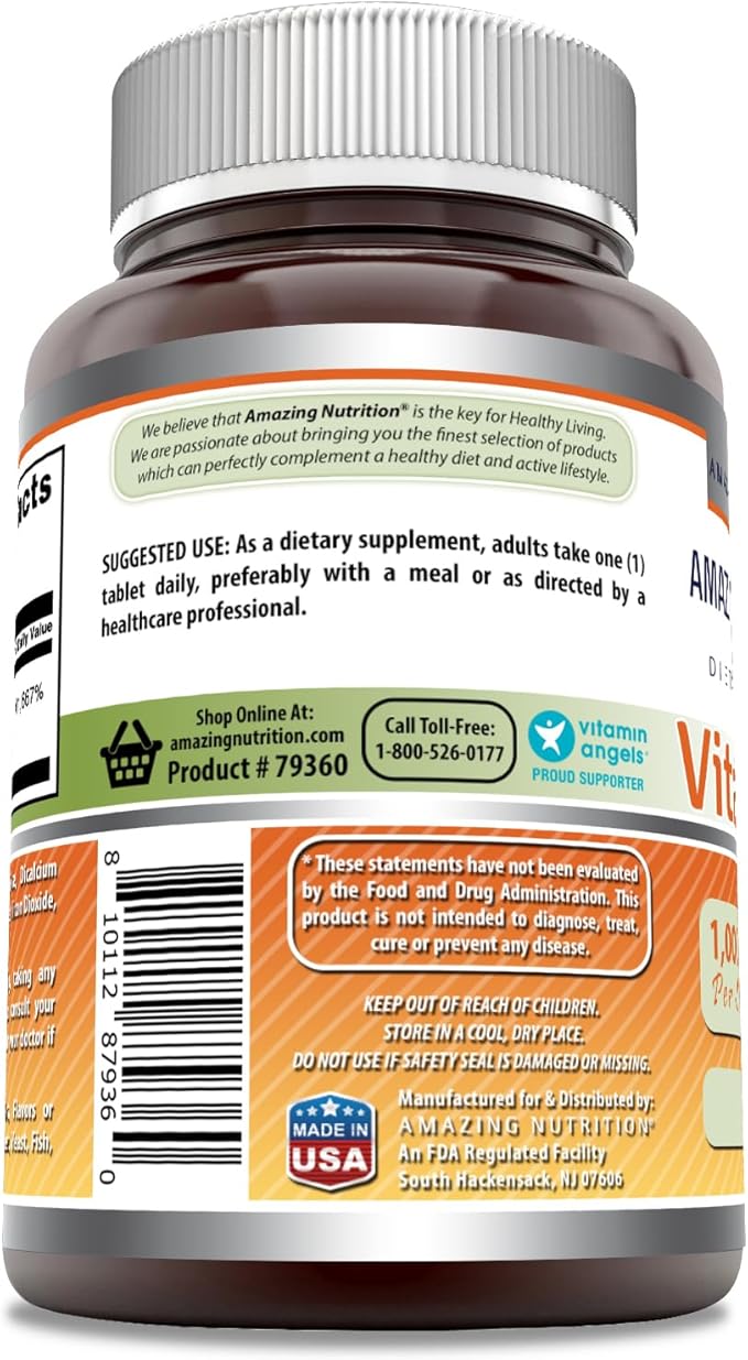 Amazing Formulas Vitamin B12 Supplement | 1000 Mcg per Serving | Tablets | Non-GMO | Gluten-Free | Made in USA (1 Pack, 150 Count)