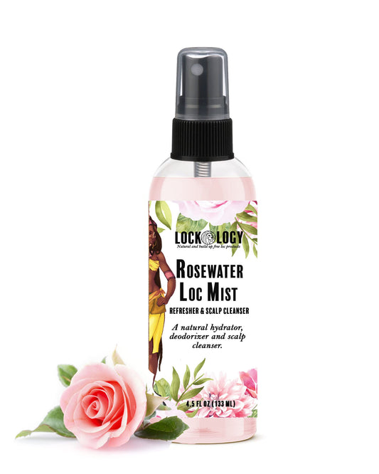 Rose Water For Hair, Rose Water For Locs, Rose Water Spray For Hair And Rose Water For Locs Black Hair, Loc Spray And Loc Moistu