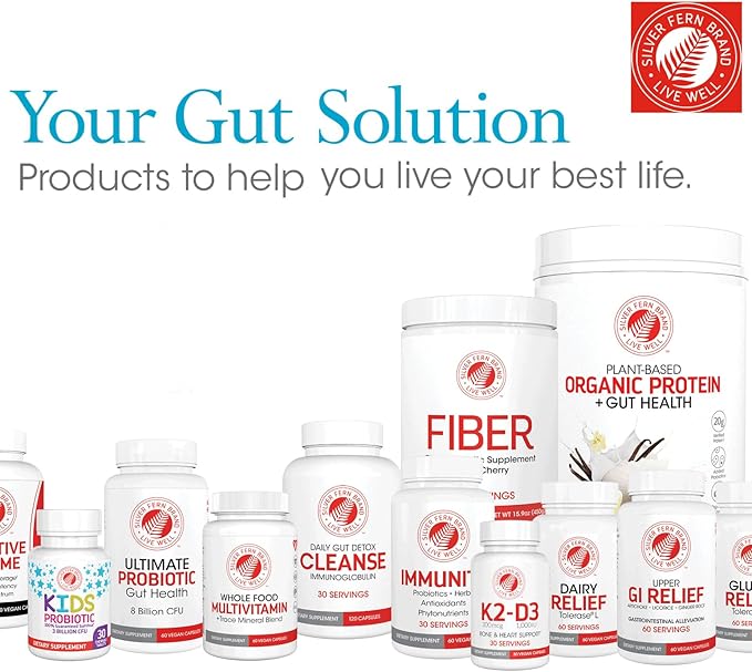 Silver Fern Vitamin K2-D3 Supplement Brand - Natural, Non-Synthetic - K2-7 as Menaquinone-7 (MK-7) - D3 as cholecalciferol - Bone, Heart & Energy Support (1 Bottle - 30 Capsules - 30 Servings)