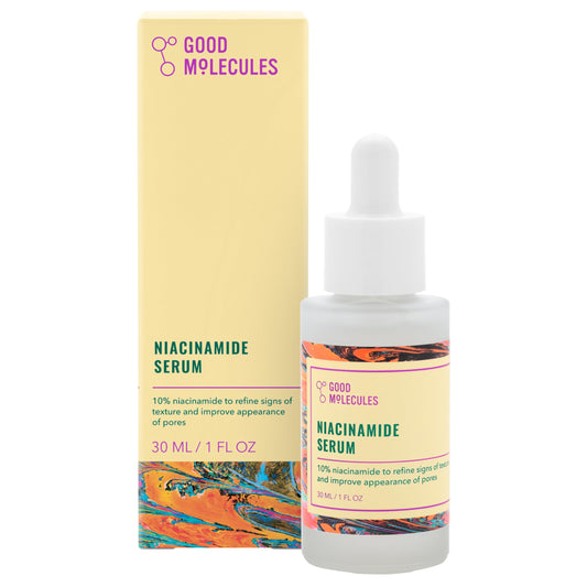 Good Molecules Niacinamide Serum - 10% Niacinamide Balancing B3 Facial Serum For Acne, Tone, Texture - Brightening And Hydrating
