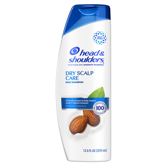 Head And Shoulders Dandruff Shampoo, Anti-Dandruff Treatment, Dry Scalp Care For Daily Use, Paraben Free, 12.5 Oz