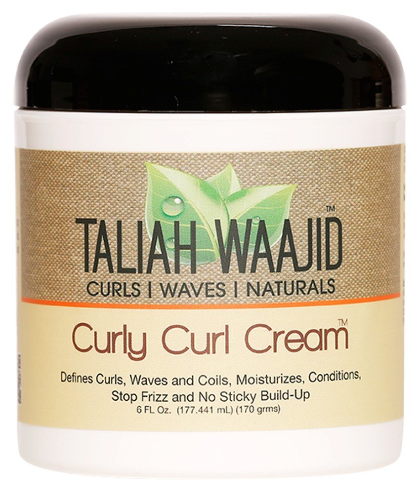 Taliah Waajid Curls Waves Natural - Curly Curl Cream | Extreme Curl Definition Hair Styling Gel | No Build-Up Or Frizz | 100% Pa