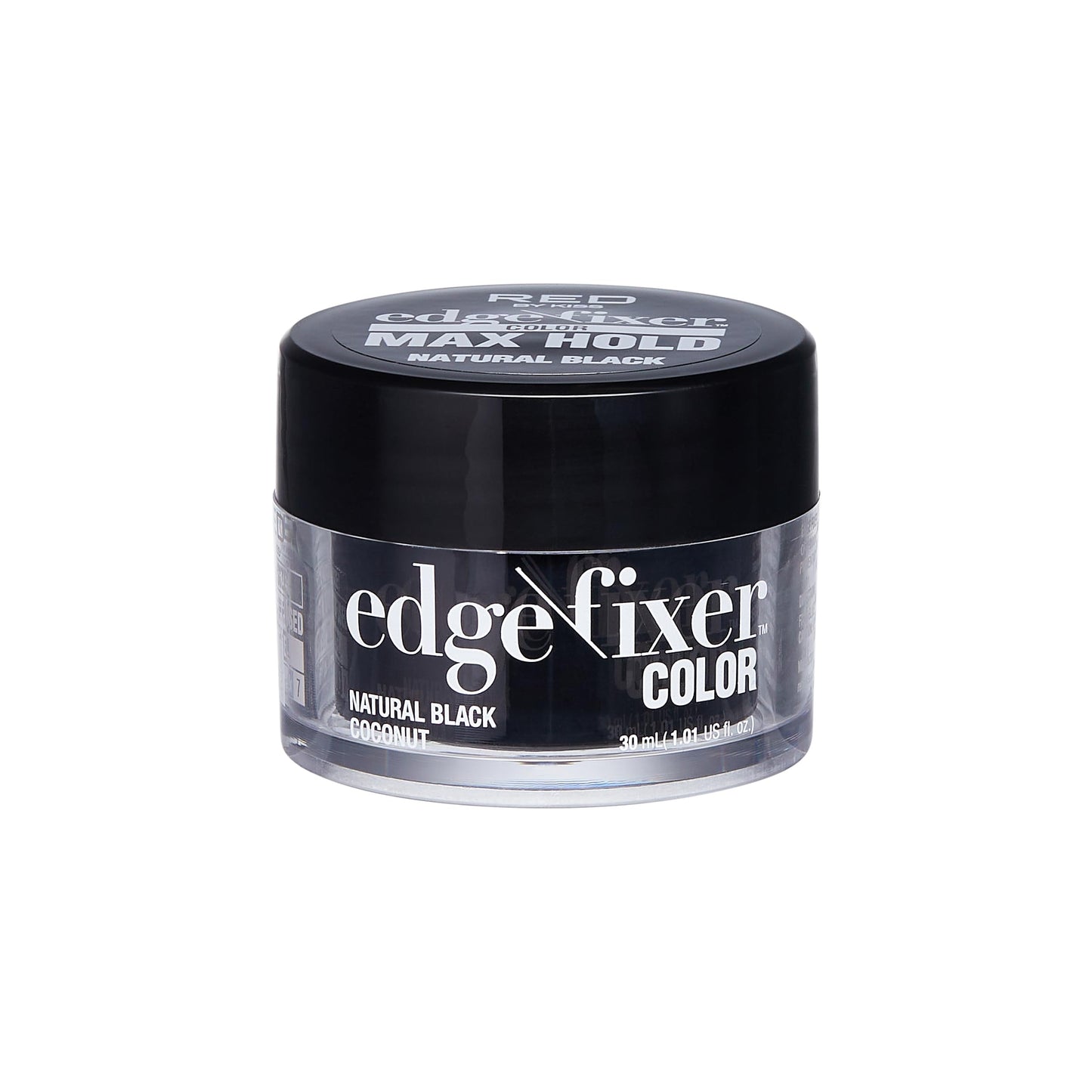 KISS Edge Fixer Color 24 HR Max Hold & 100% Gray Coverage 30mL (1.01 US fl.oz) Natural Black Perfect for Missing Edges