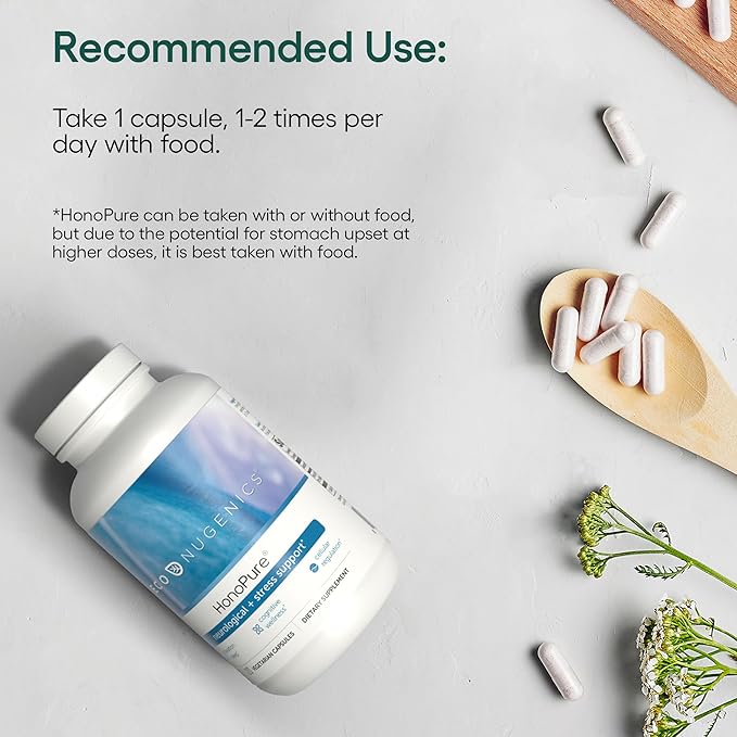 EcoNugenics – HonoPure – 120 Capsules | Professionally Formulated with 98% Pure Honokiol | Supports Cellular, Neurological & Cognitive Health | Safe, Effective & Highly Regarded Antioxidant