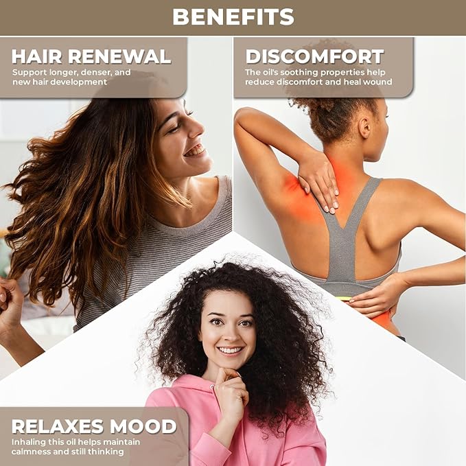 Rosemary Essential Oil for Aromatherapy for Hair & Scalp | Moisturizing Massage Oil | Multipurpose Oil