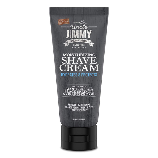 Uncle Jimmy Moisturizing Shave Cream | Hair Removal Cream That Moisturizes, Protects And Soothes To Help Reduce Skin Irritation.