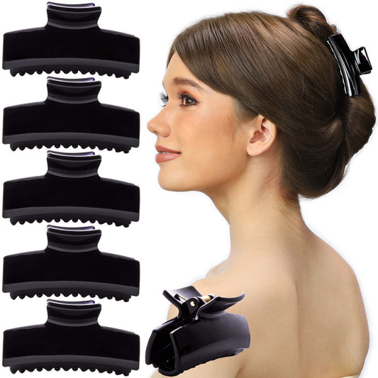 RC ROCHE ORNAMENT 6 Pcs Womens Girls Classic Sectioning Styling Strong Hold Interlocking Teeth Grip Anti Slip Salon Accessory Pi