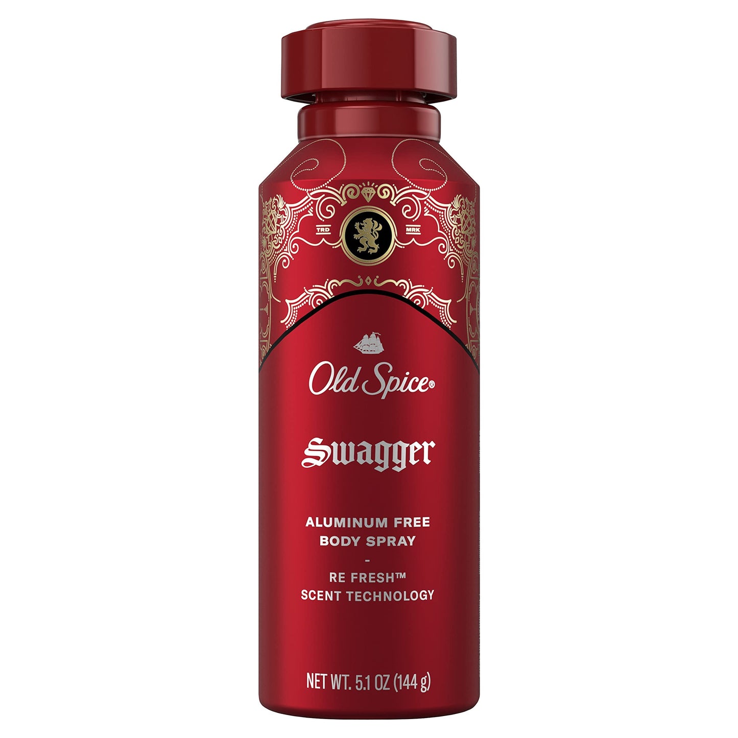 Old Spice Old Spice Aluminum Free Body Spray For Men, Swagger, 5.1 Oz, 5.1 Ounce