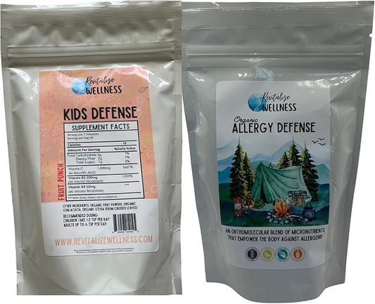 Bundle | Kids Defense | Fruit Punch Flavor + Organic Allergy Defense