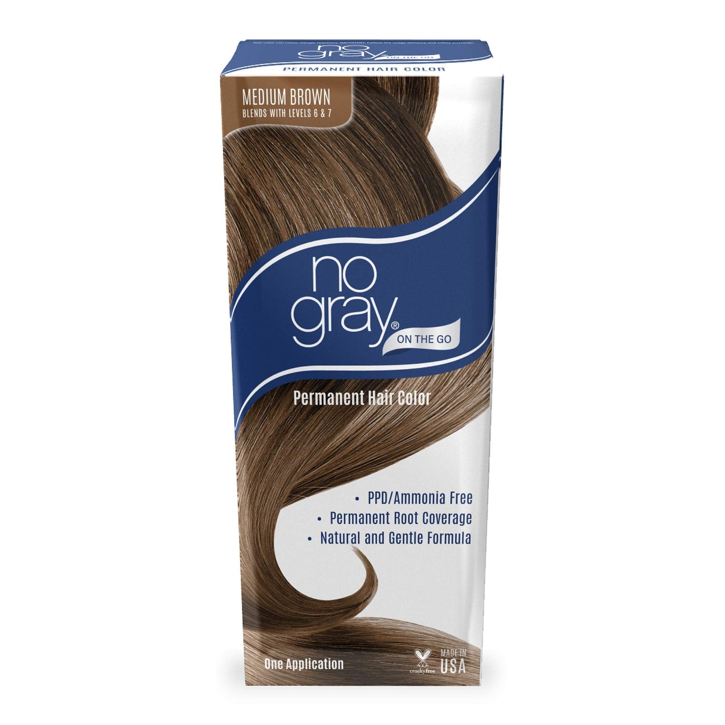 No Gray Permanent Root Touch up in Medium Brown (PPD and Ammonia Free)