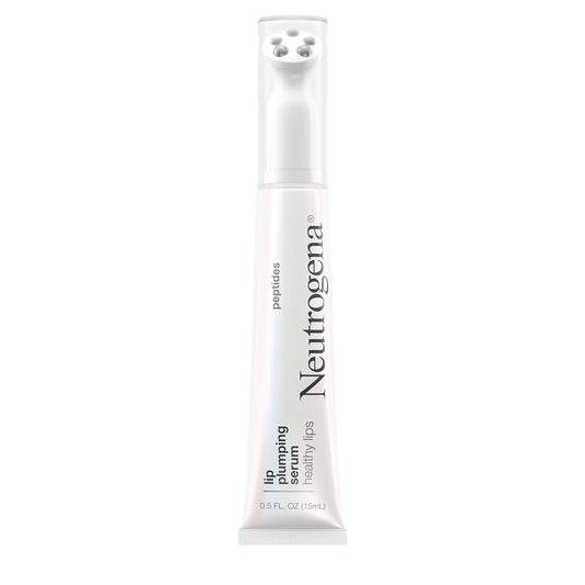 Neutrogena Healthy Lips Plumping Serum, Lip Enhancer with Peptides Nourishes and Promotes the Appearance of Naturally Fuller and