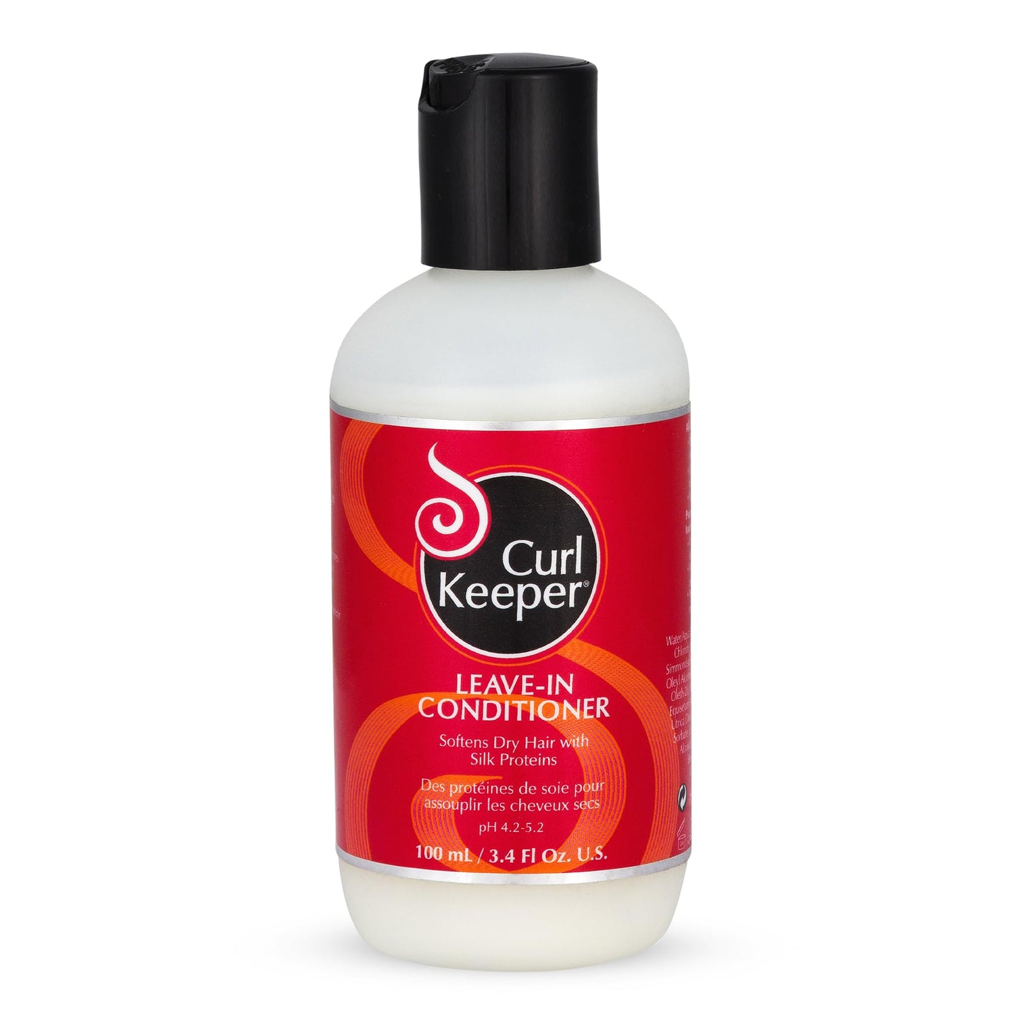 Curl Keeper Leave-In Conditioner For Curly Hair, 3.4 Fl Oz - All-Day Lightweight Moisture For All Curl Types - Softens Dry Hair
