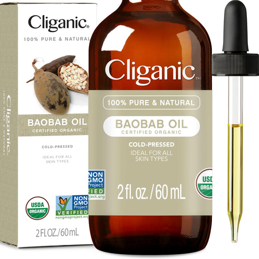Cliganic Organic Baobab Oil, 2Oz