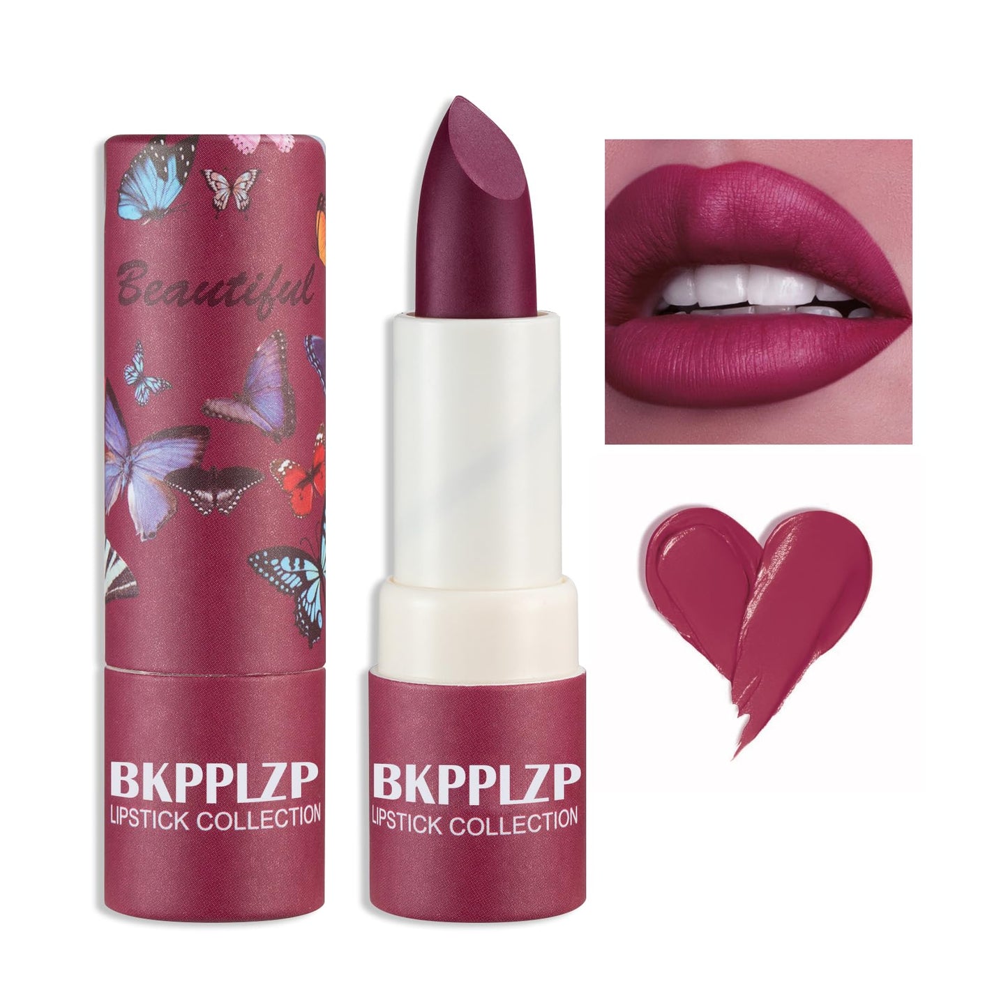1 Pack Crystal Flower Jelly Lipstick,Magic Color Changing Lipstick,Ph Clear Temperature Color Changing Lip Gloss,Lip Balm,Long L