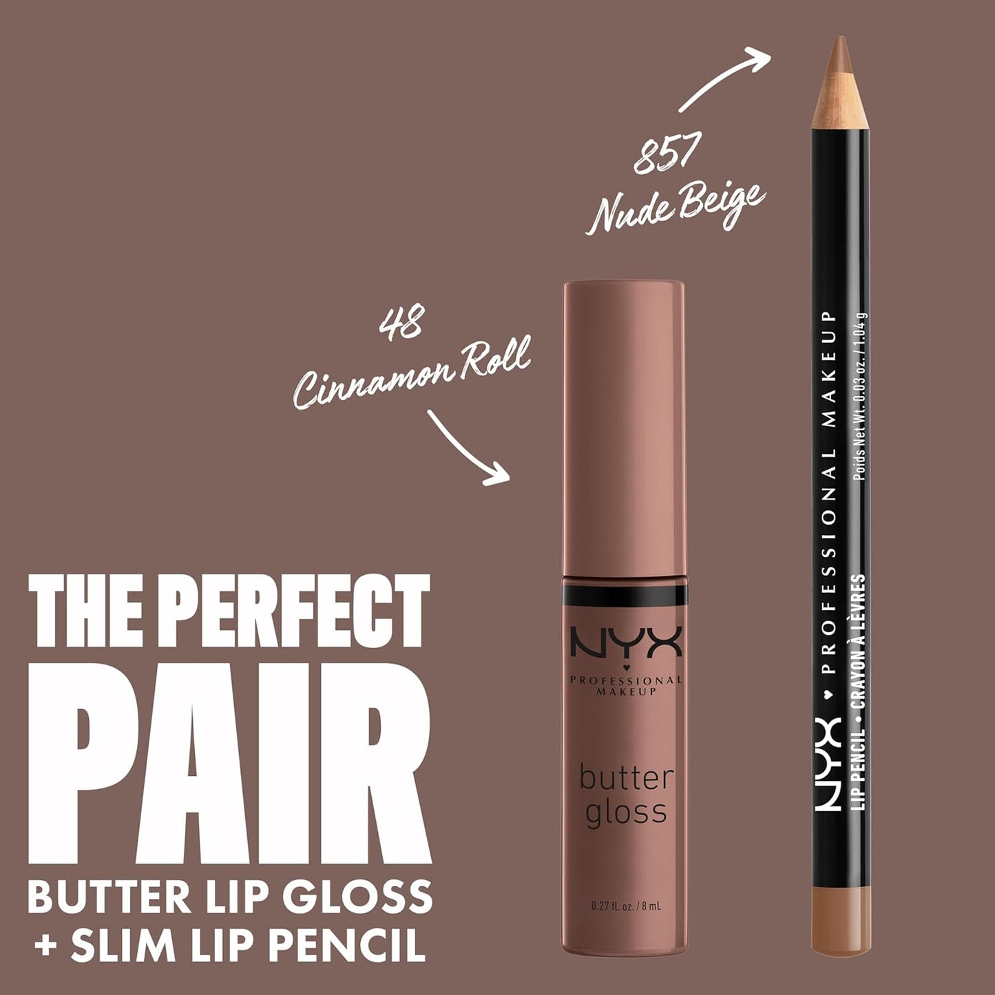 NYX Butter Gloss | Non-Sticky Brown Sugar Lip Gloss for All Skin Tones