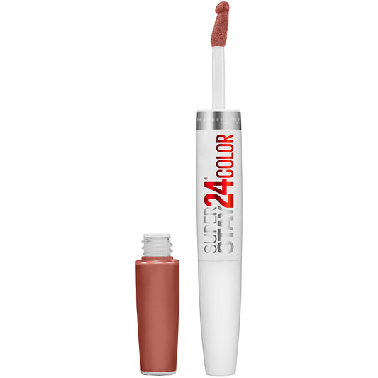 Maybelline Super Stay 24, 2-Step Liquid Lipstick Makeup, Long Lasting Highly Pigmented Color With Moisturizing Balm, Endless Esp