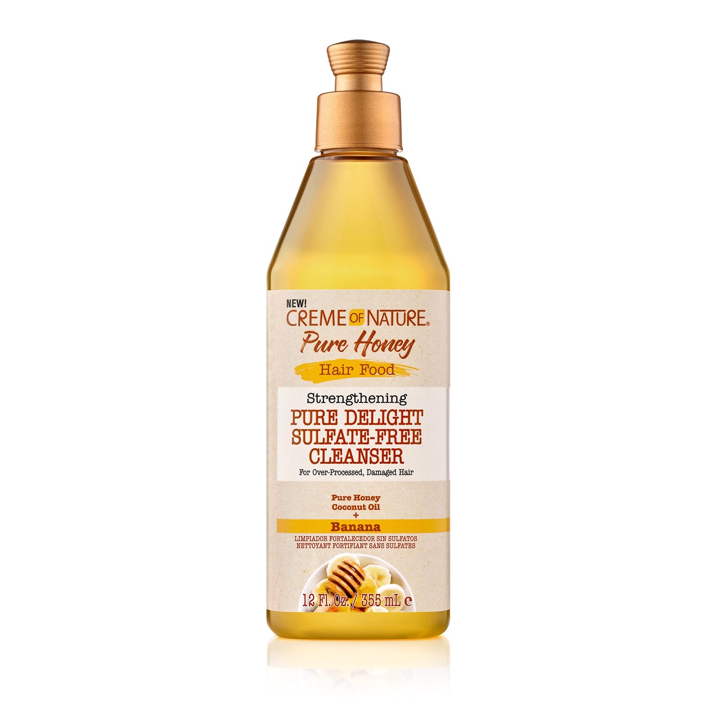 Creme Of Nature, Shampoo, Honey And Banana Collection, 12 Oz