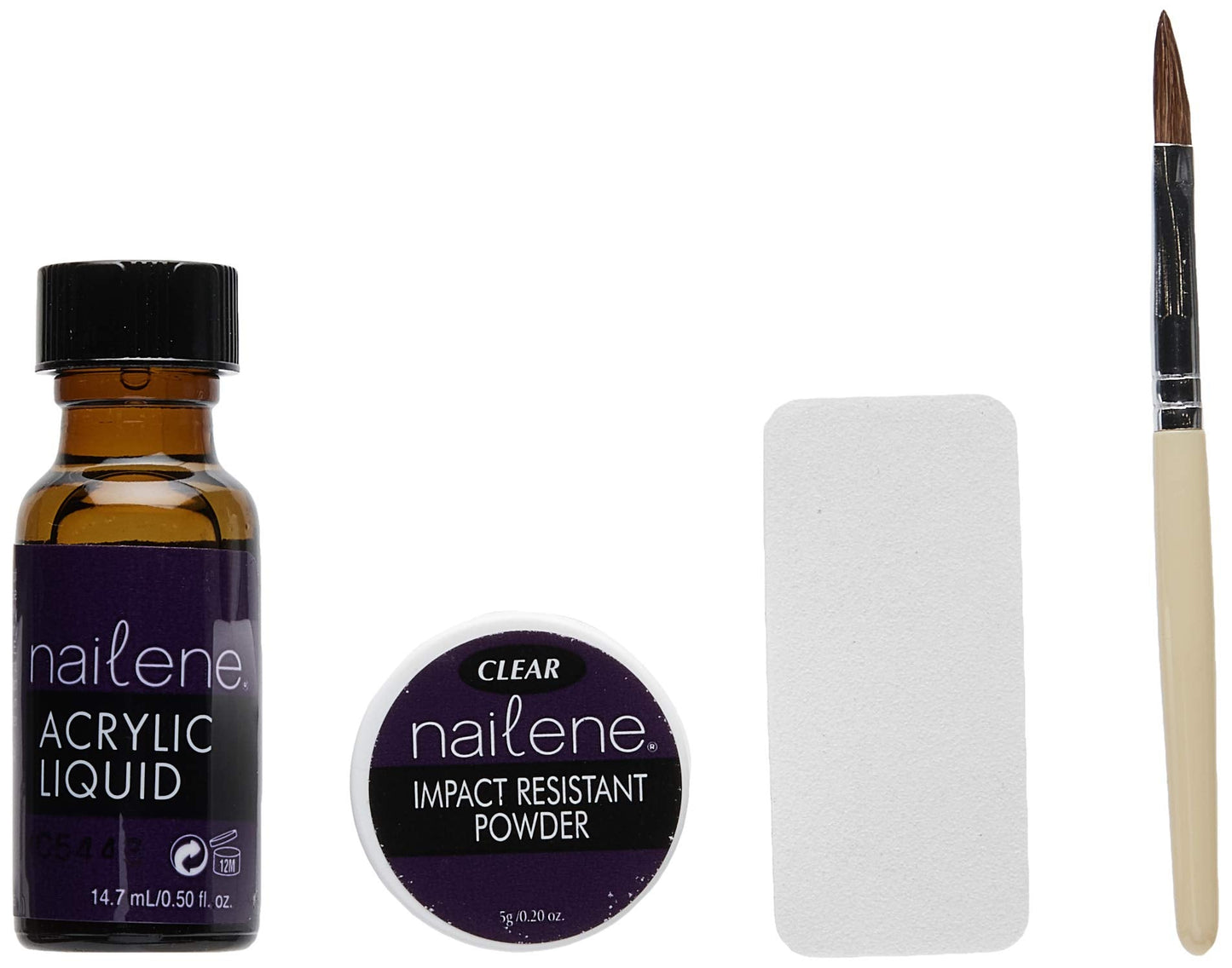 Nailene Acrylic Fill Kit, Clear Transparent, .5 Ounce