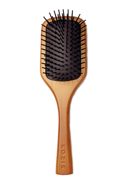 KOZIS Wooden Paddle Hair Brush (Mini)