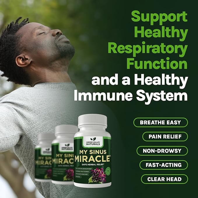 My Sinus Miracle Herbal Supplement, 90 Capsules (1)
