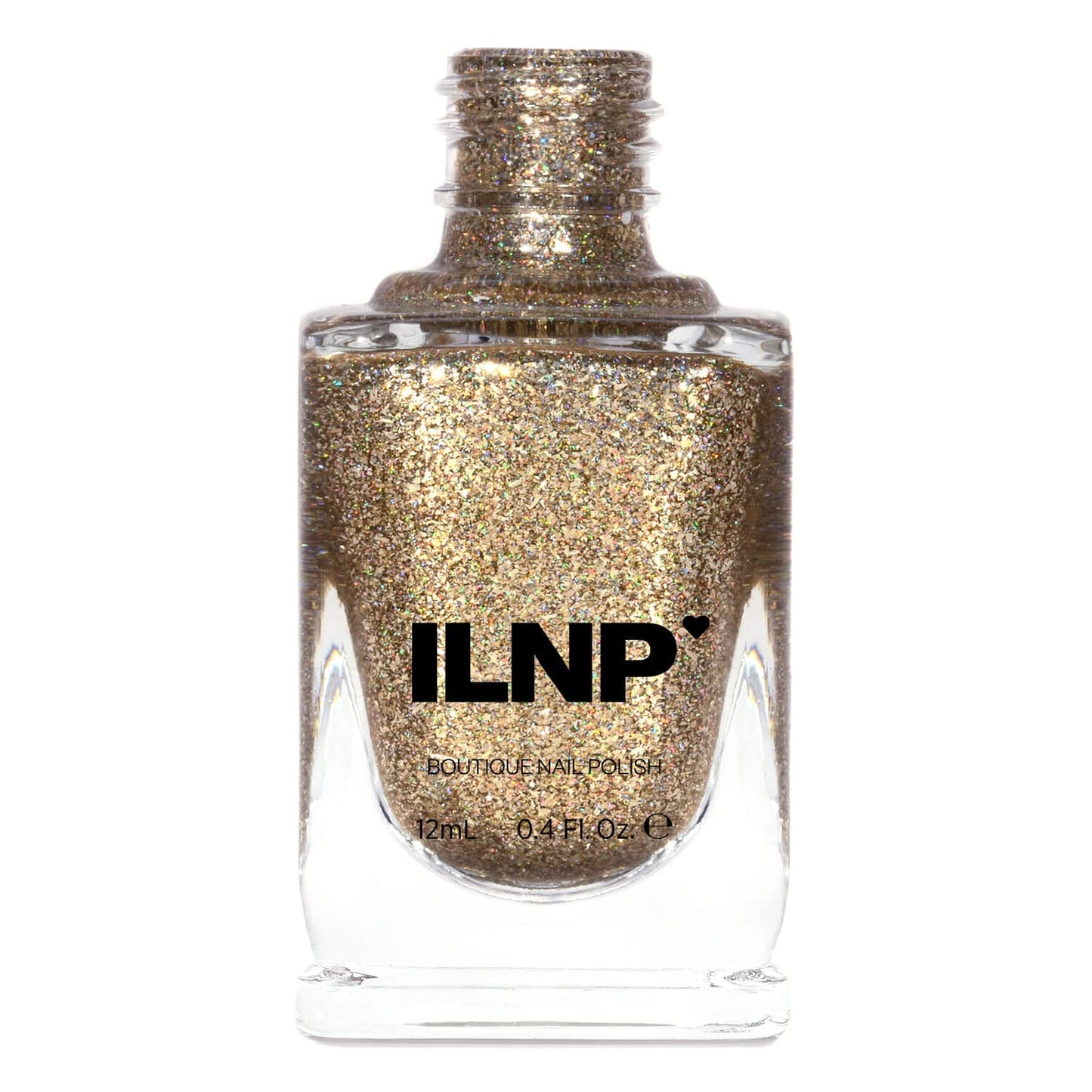 Ilnp Pebble Path - Antique Brass Holographic Ultra Metallic Nail Polish