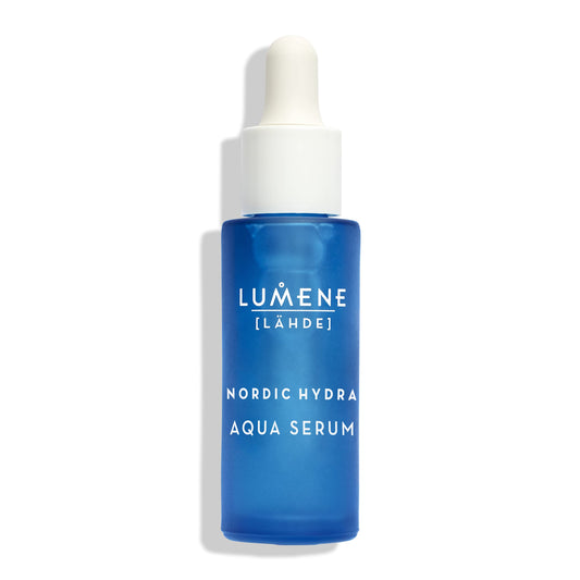 Lumene Nordic Hydra Arctic Dew Quenching Aqua Face Serum - Pure Concentrated Skin Hydration + Arctic Spring Water For Lasting De