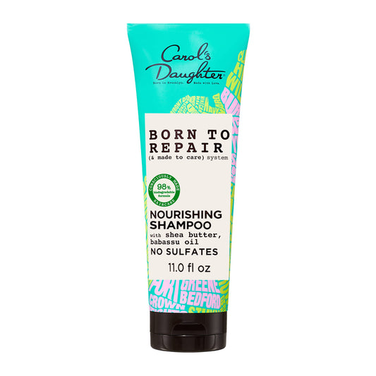 Carol'S Daughter Born To Repair Nourishing Shampoo, Sulfate-Free Hair Care For Curly Hair With Shea Butter, 11 Fl Oz