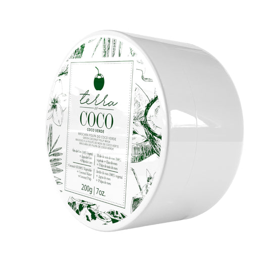 Ybera Paris Terra Coco Verde Mask | Vegan | Moisturizes And Nourishes | Ideal For Extremely Dry And Worn Hair Damaged By Sun Or