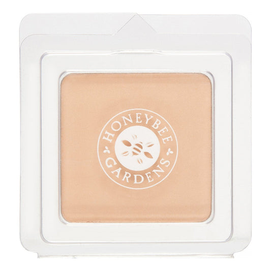 Honeybee Gardens Pressed Mineral Powder Foundation Refill, Luminous, Lightly Warm Neutral Shade, Adjustable Coverage, Natural Fi