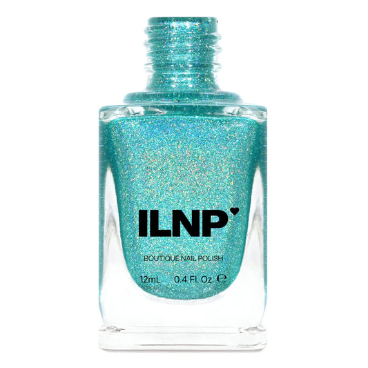 Ilnp Beach House - Aqua-Blue Ultra Holo Nail Polish