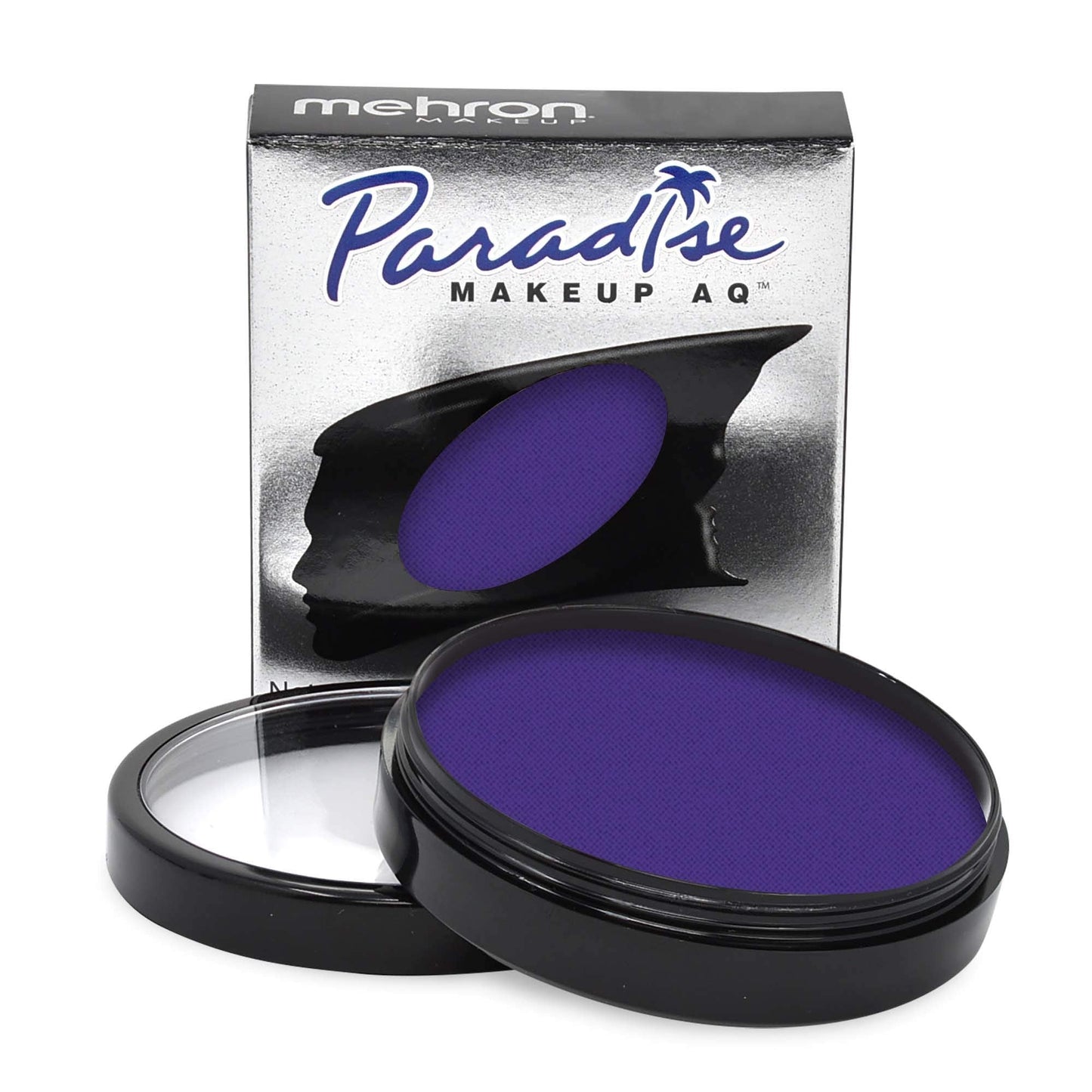 Mehron Makeup Paradise Makeup AQ Pro Size | Stage & Screen, Face & Body Painting, Special FX, Beauty, Cosplay, and Halloween | Water Activated Face Paint & Body Paint 1.4 oz (40 g) (Violet)