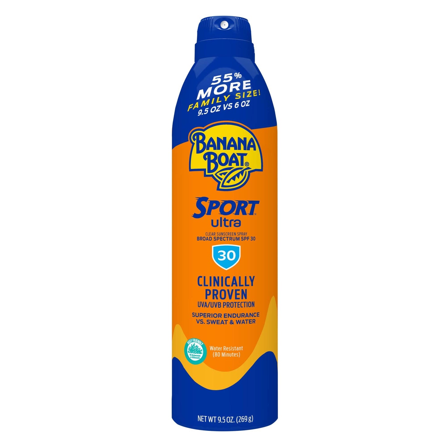 Banana Boat Sport Ultra Spf 30 Sunscreen Spray, 9.5Oz | Banana Boat Sunscreen Spray Spf 30, Oxybenzone Free Sunscreen, Spray On