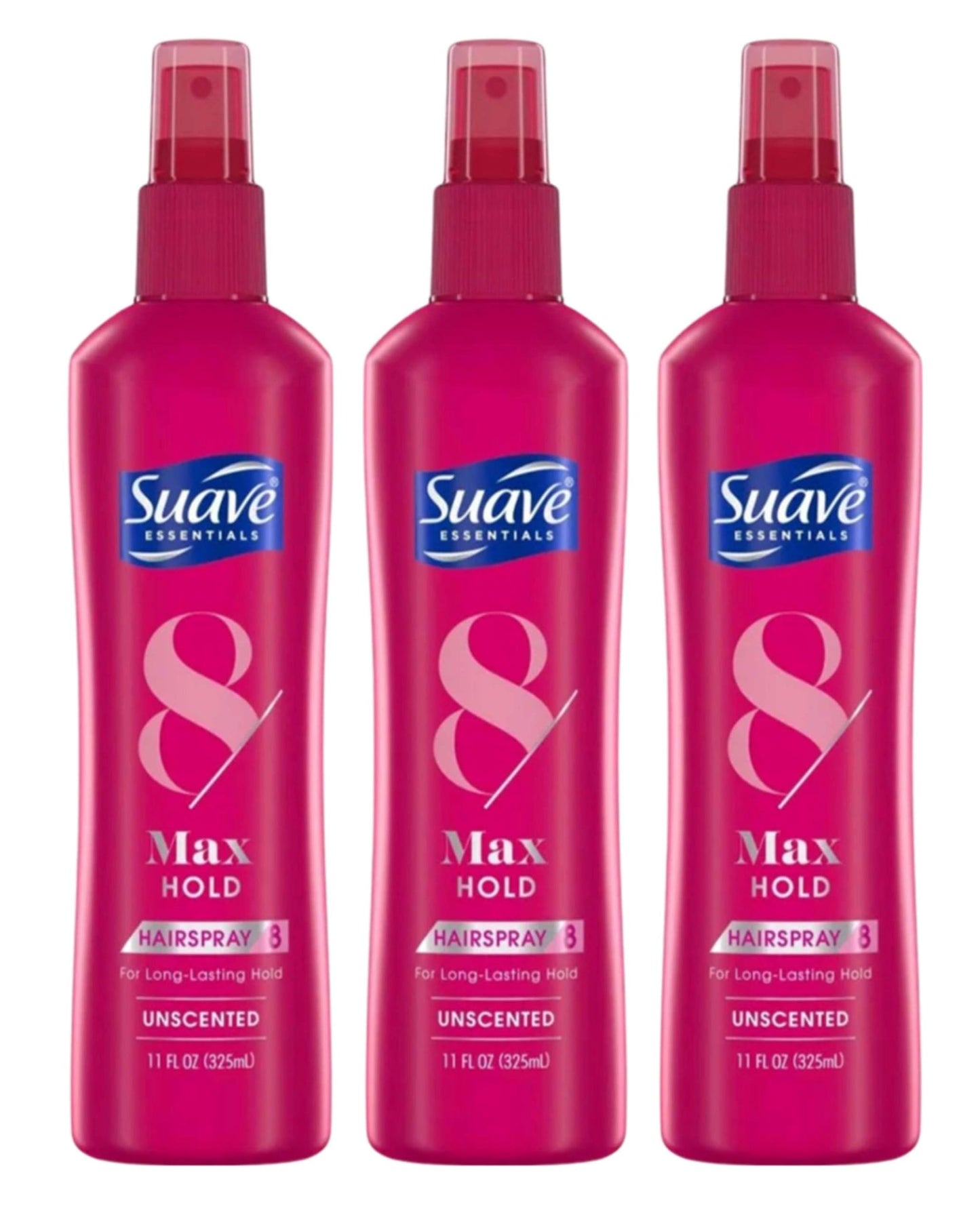 Suave Max Hold Non Aerosol Hairpsray Unscented 11 Oz (Pack Of 3)