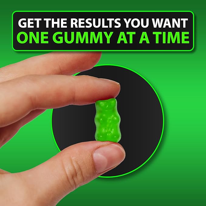 BBS Beard Growth & Hair Growth Vitamins for Men - Maximum Strength 620000mcg Biotin - Collagen - MSM - Keratin - Bamboo Extract - Multivitamin Gummies (Made by Best Beard Stuff USA)