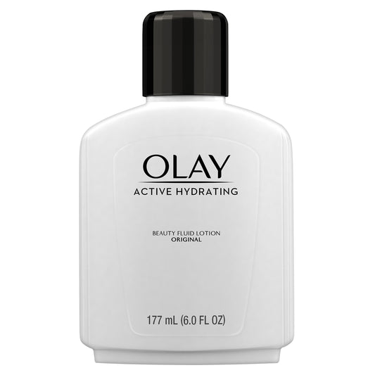 Olay Face Moisturizer, Active Hydrating Beauty Moisturizing Lotion, 6 Fl Oz (Pack Of 2)