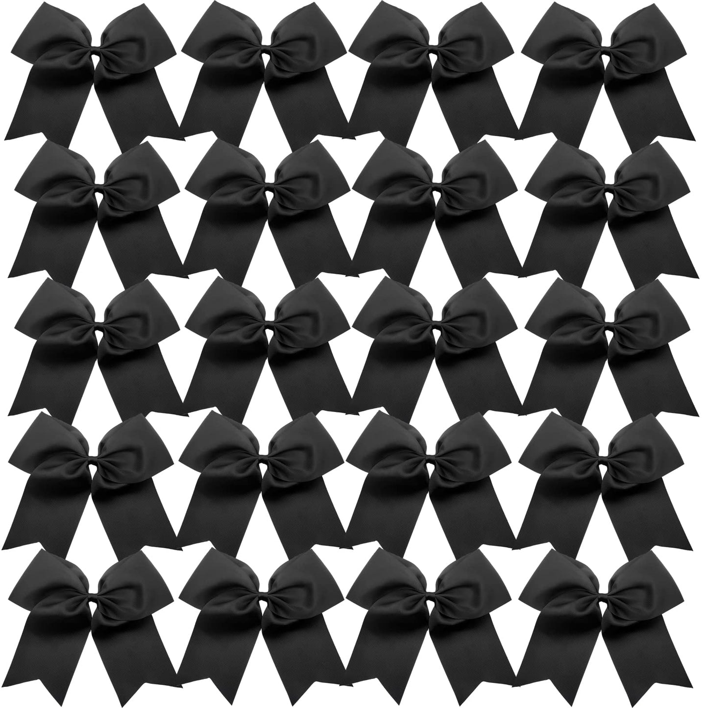 Hipcheer 20Pcs 8'' Large Red Cheer Bows For Girls, Hand-Made Grosgrain Ribbon Hair Accessories For Teen Girls Softball Cheerlead