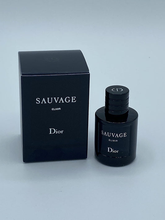Dior Sauvage Elixir 0.25 Fl Oz / 7.5 Ml Deluxe Travel Size Mini Bottle