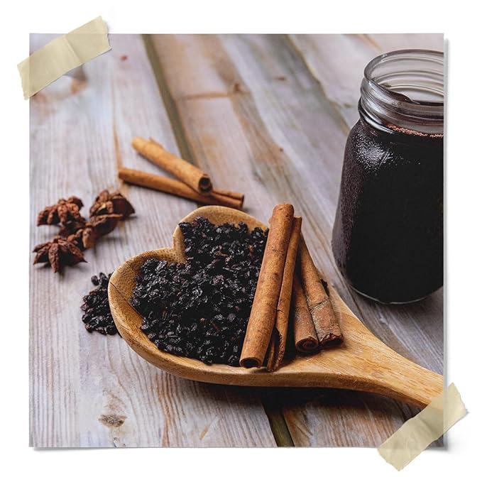 Fermentaholics | USDA Organic Dried Elderberry Syrup Making Blend - | Easily Make Your Own Elderberry Syrup or Tea! | All Natural Free of Chemicals |