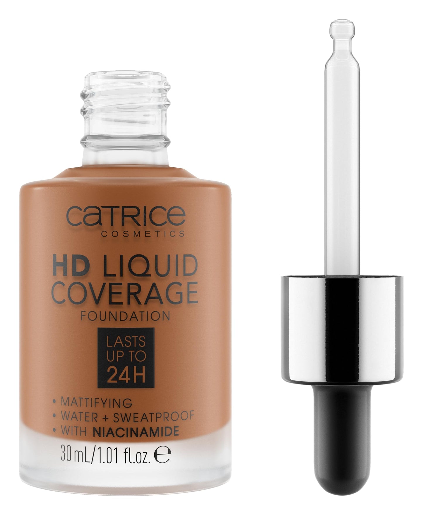 Catrice | HD Liquid Coverage Foundation | High & Natural Coverage | Vegan & Cruelty Free (085 | Chestnut Beige)