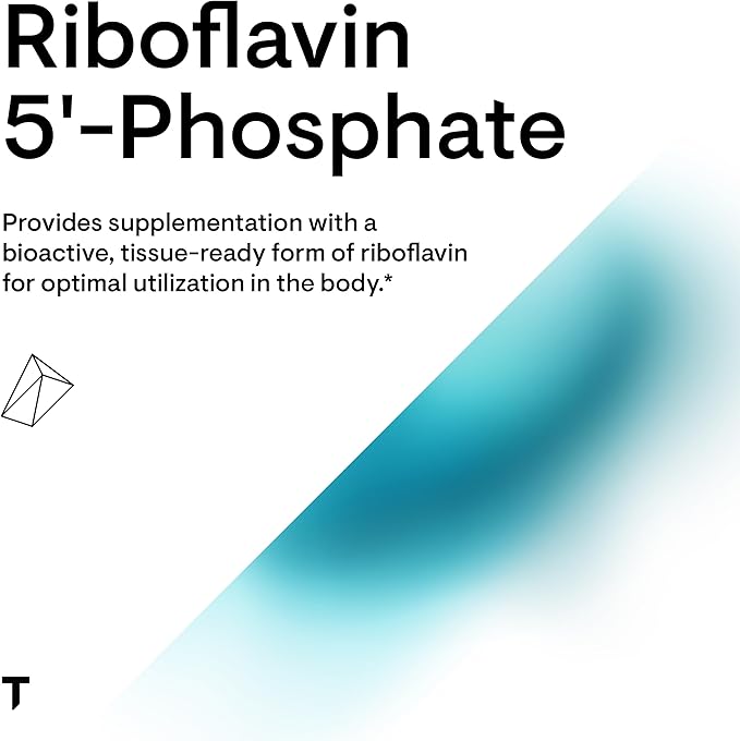 THORNE Riboflavin 5'-Phosphate - Bioactive Form of Vitamin B2 for Methylation Support* - 60 Capsules
