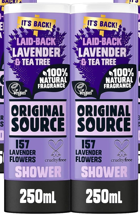 Original Source Lavender Shower Gel, 2 X 250 Ml