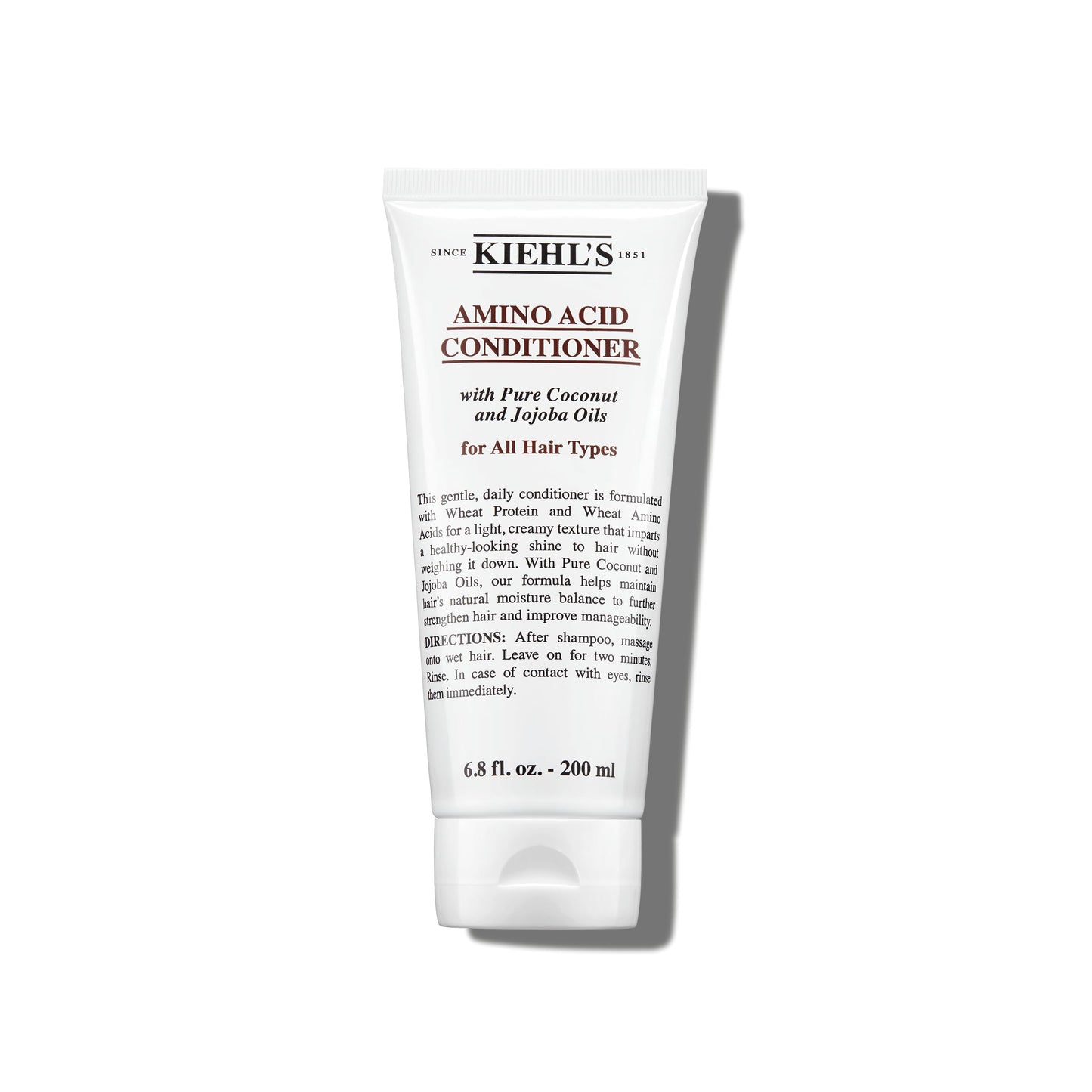 Kiehl's Amino Acid Conditioner, Strengthening and Moisturizing Hair Treatment, with Amino Acids, Jojoba and Coconut Oil to Impro