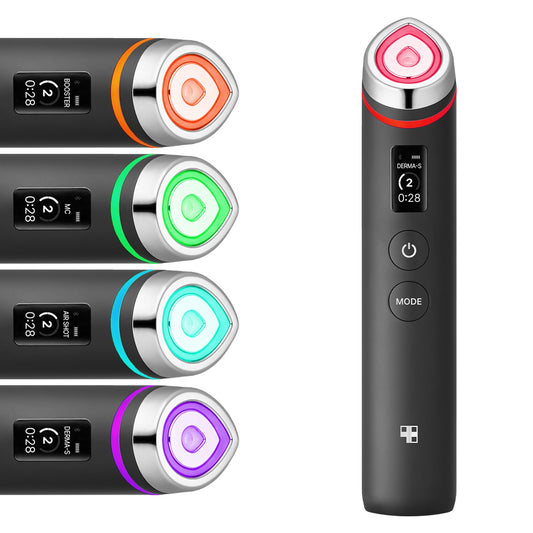 Medicube Age-R Booster Pro - 6-In-1 Total Care Led Indication Device For Enhanced Absorption, Radiance,Elasticity,Facial Contour