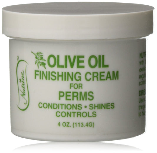 Nutrine Olive Oli Finishing Cream For Perm, 4 Ounce, 758283941281