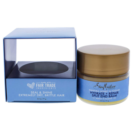 Shea Moisture Manuka Honey and Yogurt Hydrate Plus Repair Split and Balm for Unisex, 2.5 Ounce